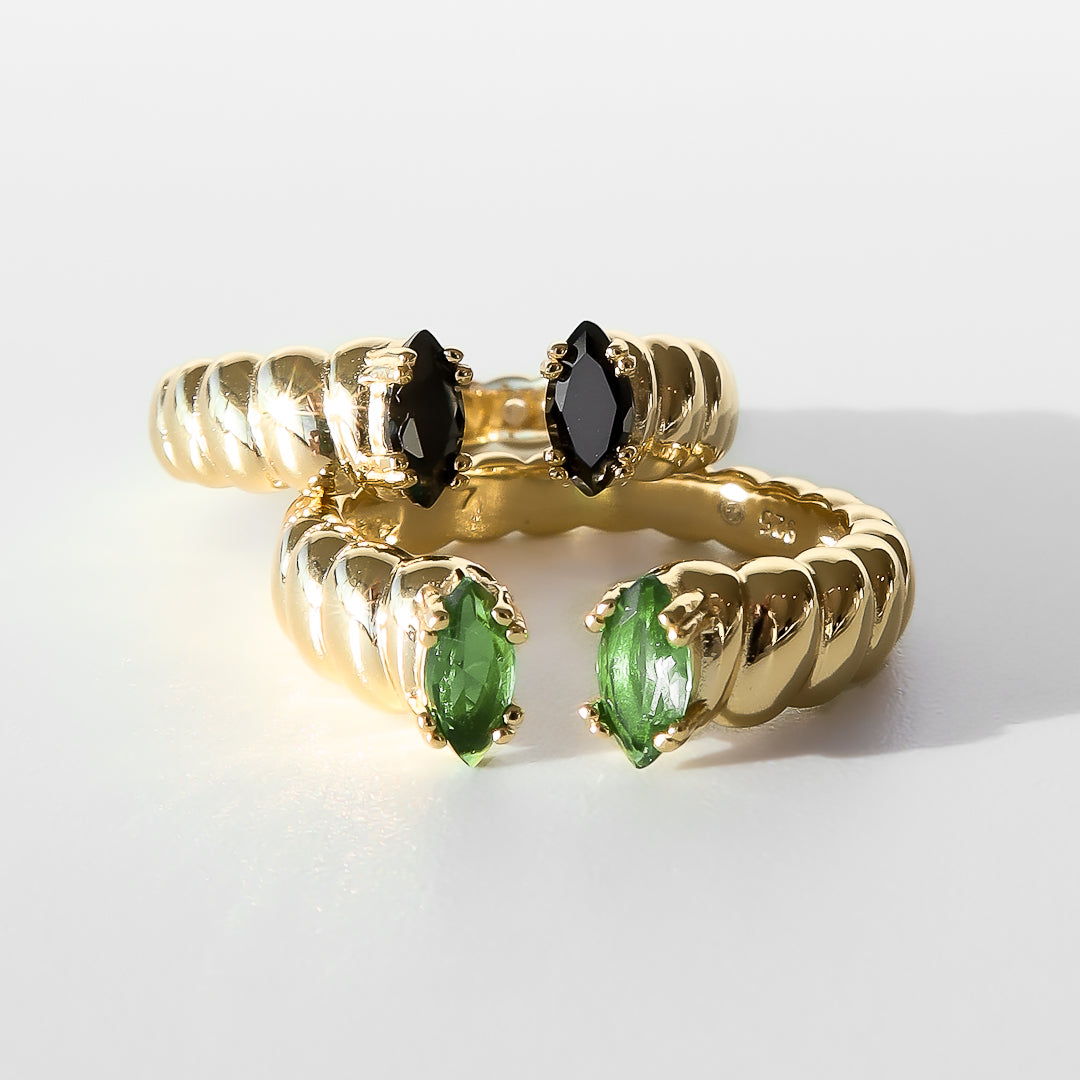 Narcissa Ring | Green - Alexa Kelley