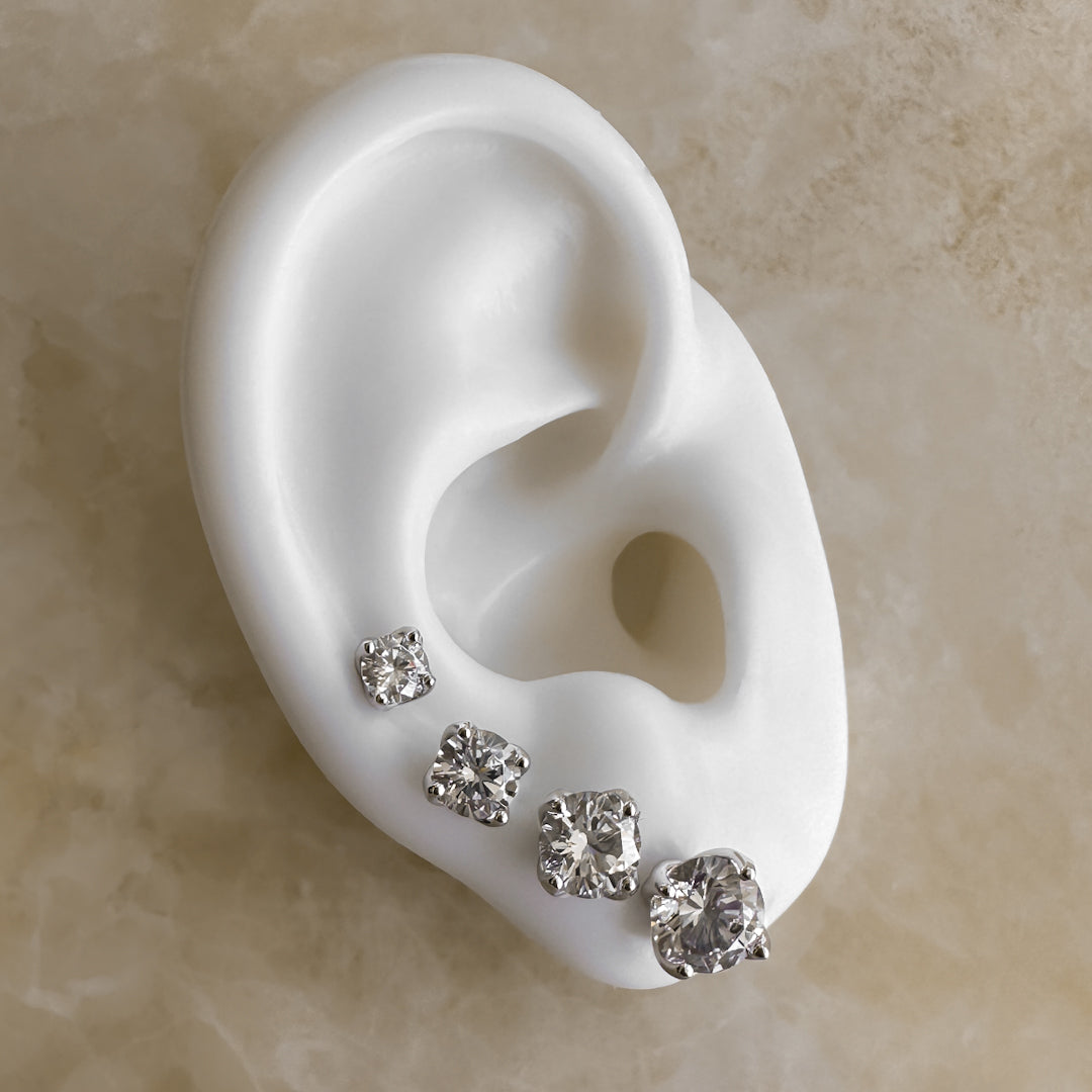 Demie Studs | Silver - Alexa Kelley
