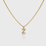 Pave Initial Charm Necklace - Alexa Kelley