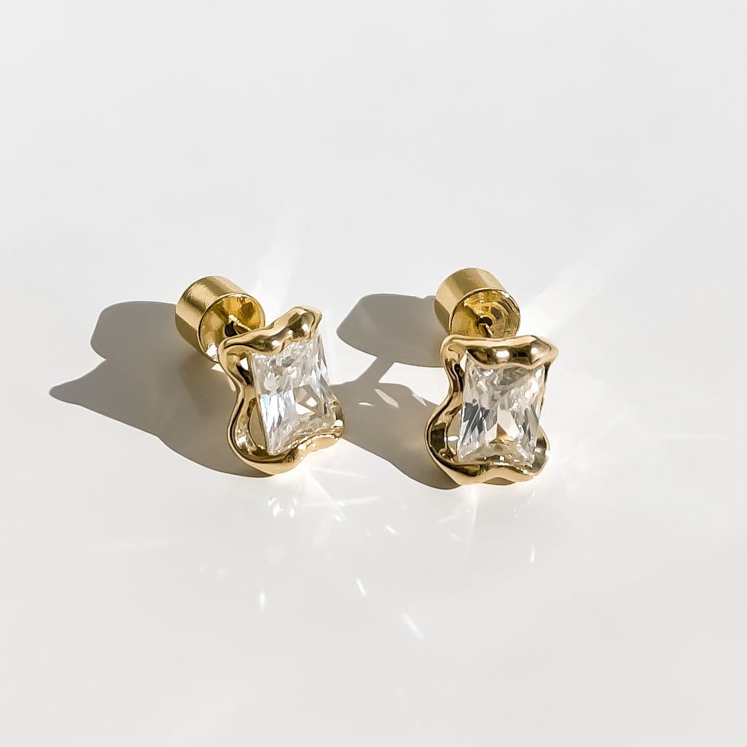 Asya Earrings | Gold - Alexa Kelley