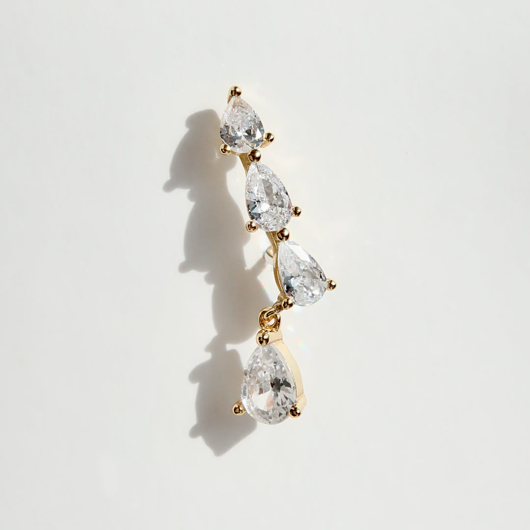 Enza Climber Earring | Gold - Alexa Kelley